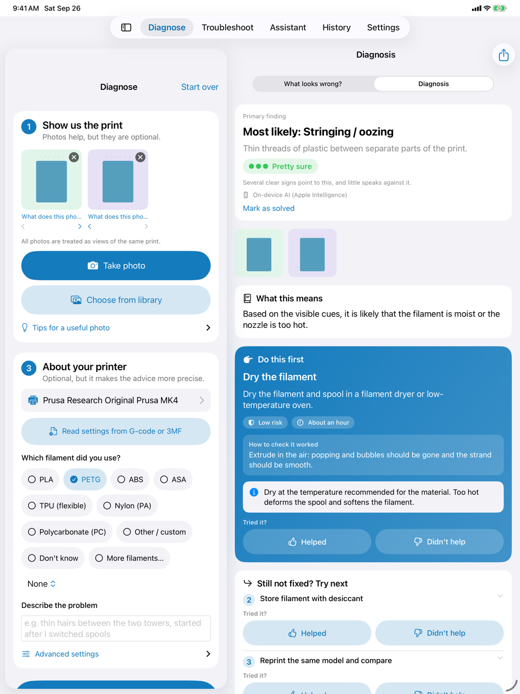 Print Doctor on iPad